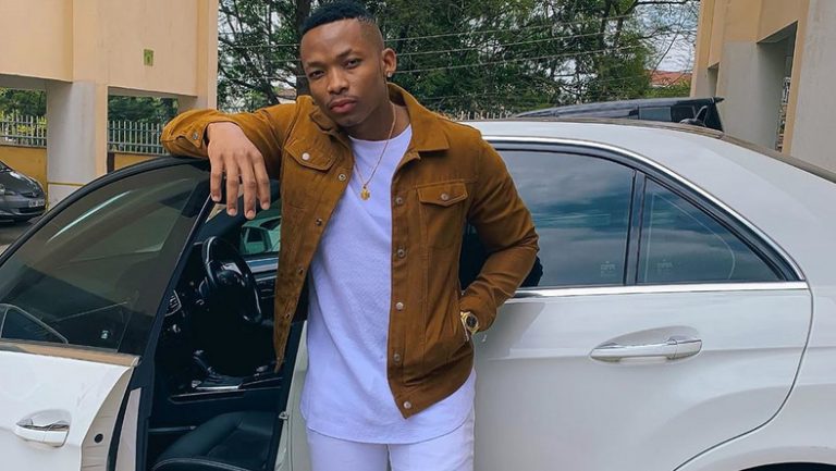 Otile Brown Runs over 2 bodaboda riders outside City Club (Video)