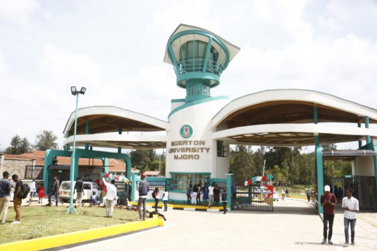 Striking Egerton students engage police in running battles