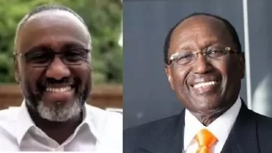 Chris Kirubi and Robert Kirubi