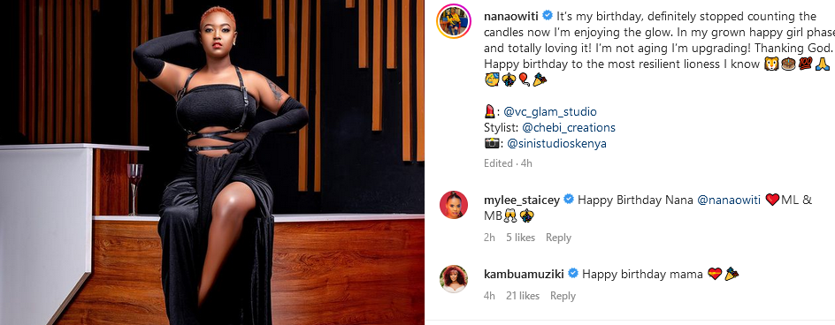 Rapper King Kaka celebrates wife's birthday, Nana Owiti, in sweet post