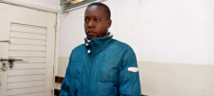 Patrick Mukami Msavi alias Pato at the Kibera court where he was charged with the offence Image: CLAUSE MASIKA