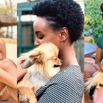Michelle Ntalami mourns the death of her dog baby Pixel