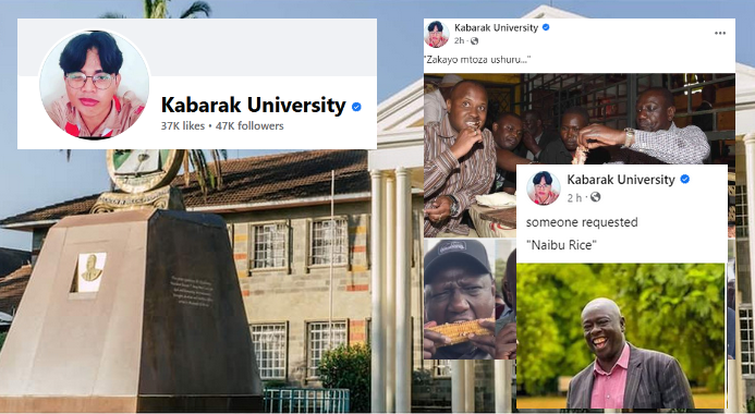 Kabarak University Fb hacker leave Kenyans guessing after Ruto-Gachagua posts