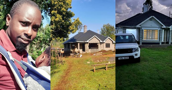 Kericho man builds beautiful house for his parents. Photos: Prince Kipkoech Mutai