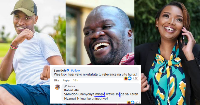 Samidoh & Karen Nyamu Gang Up Against Robert Alai