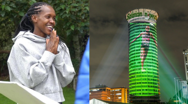 Safaricom rewards Faith Kipyegon with 2 million cash