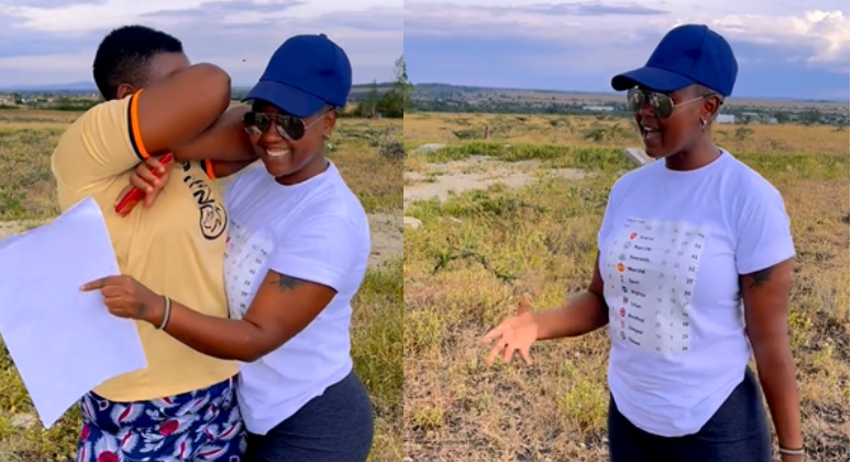 Nana Owiti moves her aunt to tears with surprise gift of a lifetime