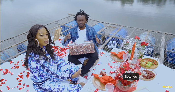 Diana showers Bahati with love after proposing to her again