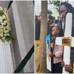 Shatta Bway honors his late wife, buries her with his dreadlock