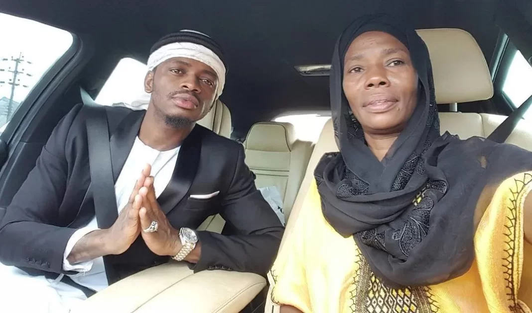 Diamond Platinumz and his mother