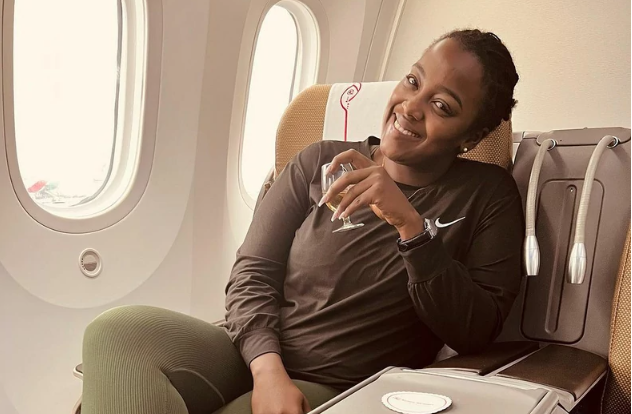 Jackie Matubia in tears as ex-lover flies her on first class to Cape Town