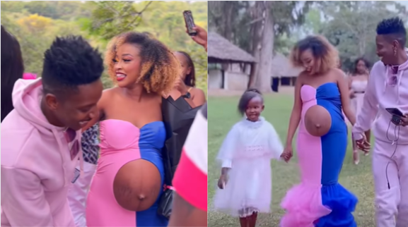Eric Omondi Reveals Gender Of His Unborn Baby During Surprise Gender Reveal Party