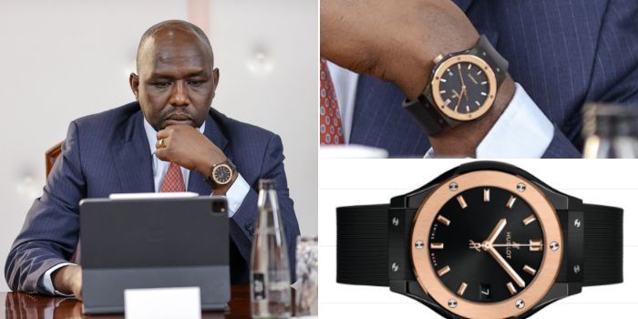 CS Kipchumba Murkomen's Ksh1.4 Million Wrist Watch