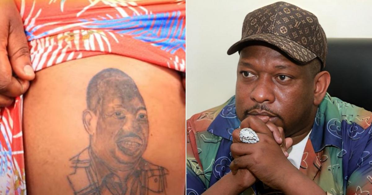 Mike Sonko warns ladies tattooing his face on their bodies