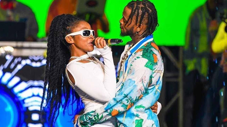 Diamond breaks down on stage while singing for Zuchu