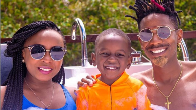 Eric Omondi goes for his son from baby mama Jacque Maribe