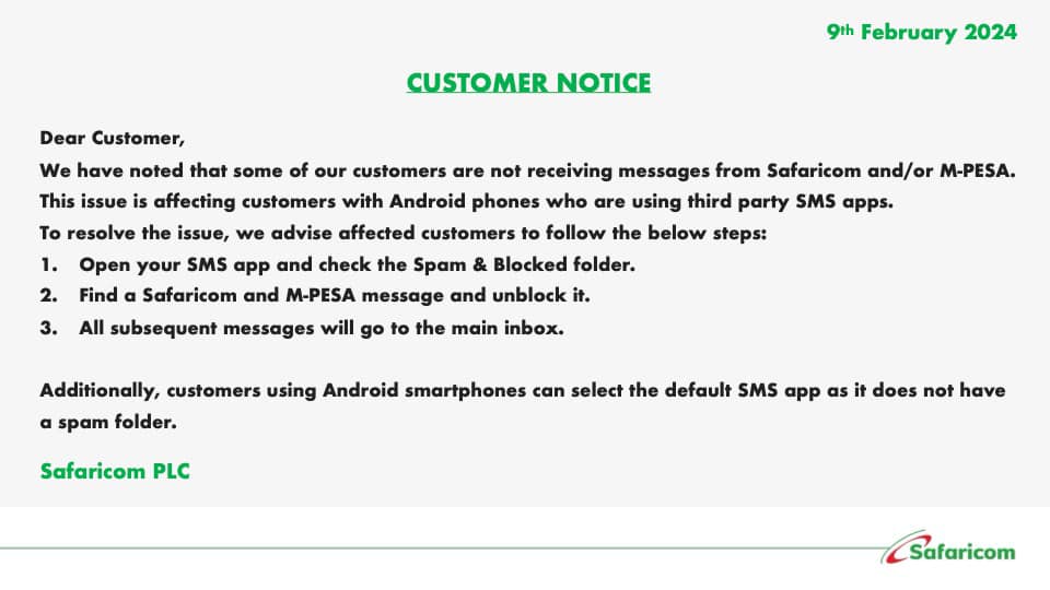 Safaricom admits technical hitch in sending M-Pesa transactions