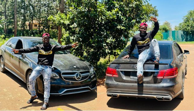 Mulamwah flaunts his brand-new Mercedes