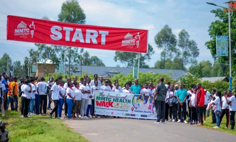 MMTC holds 10-Km health walk, free medical camp ahead of World Health Day