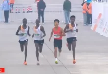 SHOCK as Kenyan athletes slow down to allow Chinese athlete win Marathon