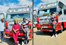 Njugush family buys new bus, labels it as Tugi
