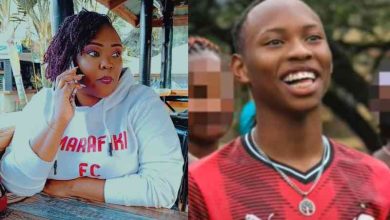 Kikuyu singer KarehB mourns her late teenage son who died road accident