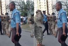 KDF soldiers assault police officers in Mombasa