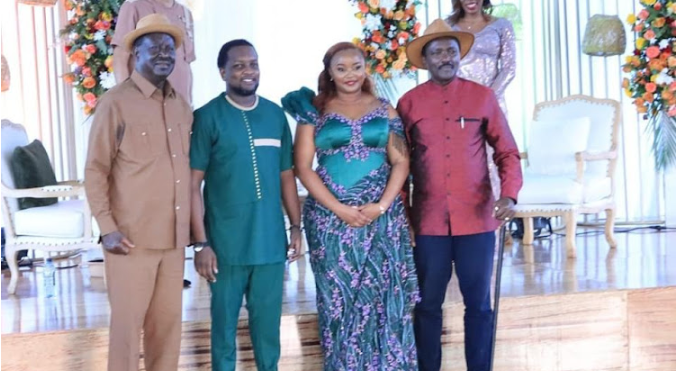 Kalonzo Musyoka's son weds in colorful wedding