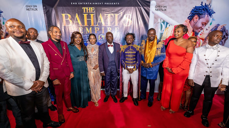 Celebrities who attend the grand launch of Bahati's reality show The Bahati's Empire on June 6, 2024.