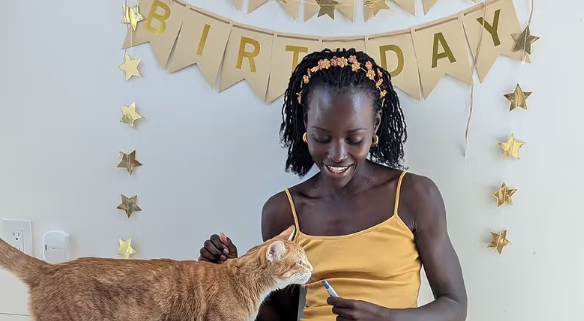 Lupita Nyong'o celebrates her cat's birthday in style