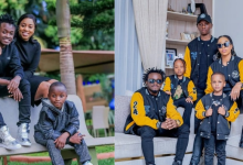 Singer Bahati with his family and Kids