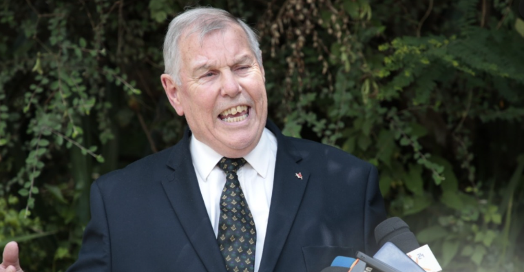 Scottish Freemasonry’s Bro. William Ramsay McGhee, Grand Master Mason of the Grand Lodge of Scotland, during a media briefing at the Freemasons Lodge in Nairobi, Kenya, on May 16, 2025. Boniface Okendo