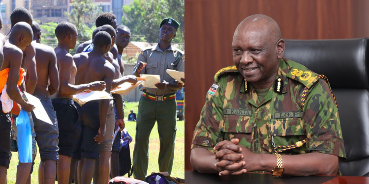 IG Kanja urges his team to be fair during recruitment of 10,000 new police constables