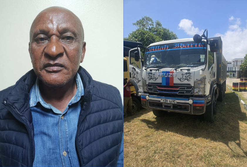 Former MP Peter Njuguna Gitau arrested for stealing 2 lorries in Murang'a county