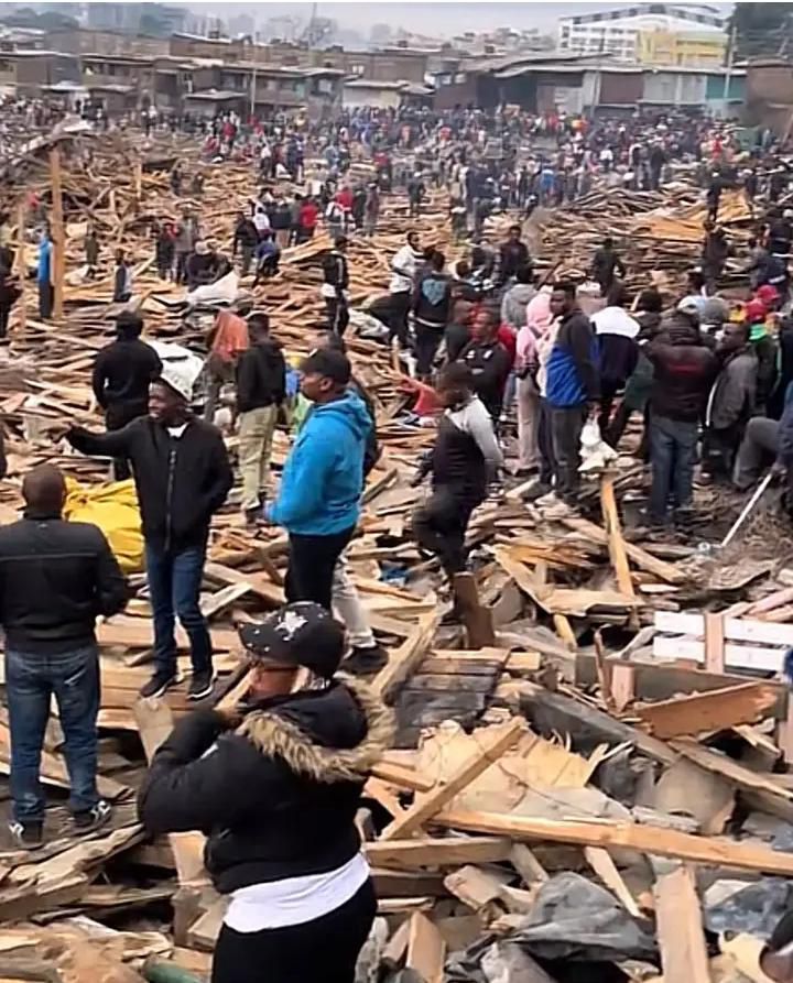 Gikomba Traders Count Losses After Overnight Demolition of Shoe Market Stalls